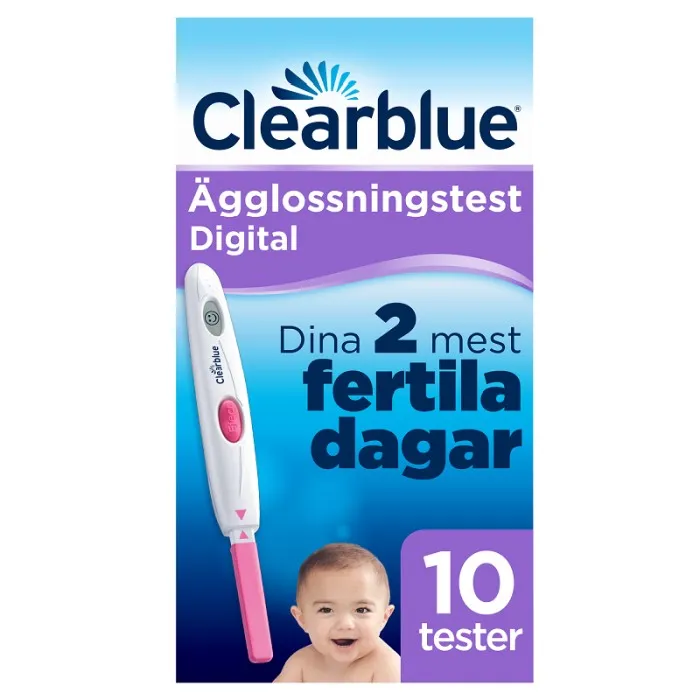 Clearblue digitalt ägglossningstest 10-pack produktbild