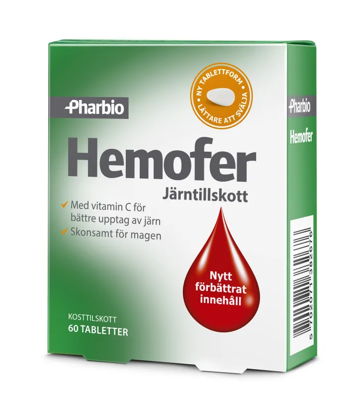 Hemofer Järn 60 st. produktbild
