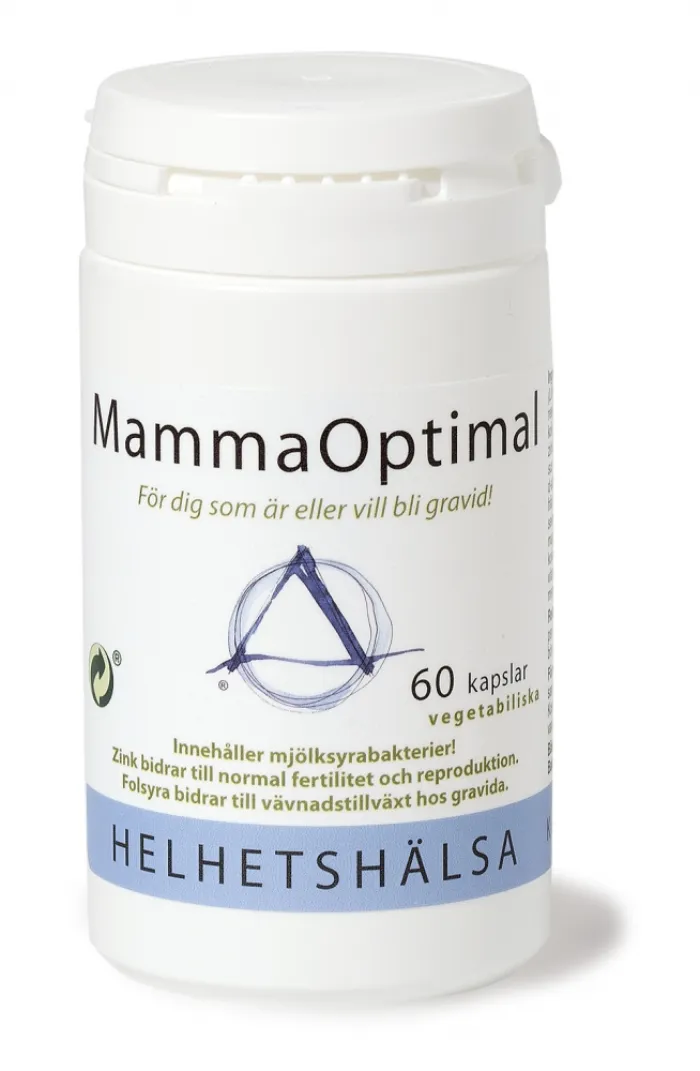 MammaOptimal 60 kapslar - För dig som är eller vill bli gravid & ammande - Helhetshälsa produktbild