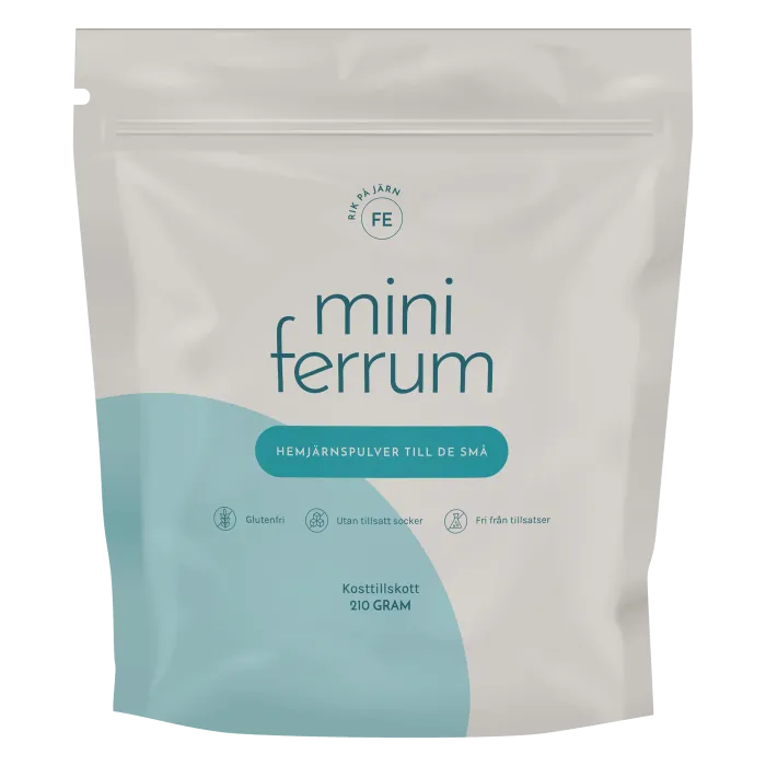 MINI+ Hemjärnspulver 210g Mini Ferrum produktbild