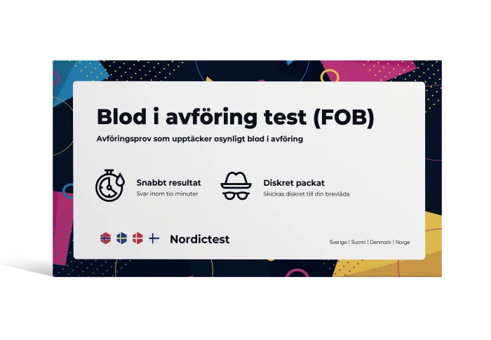 Blod i avföring – FOB-test produktbild