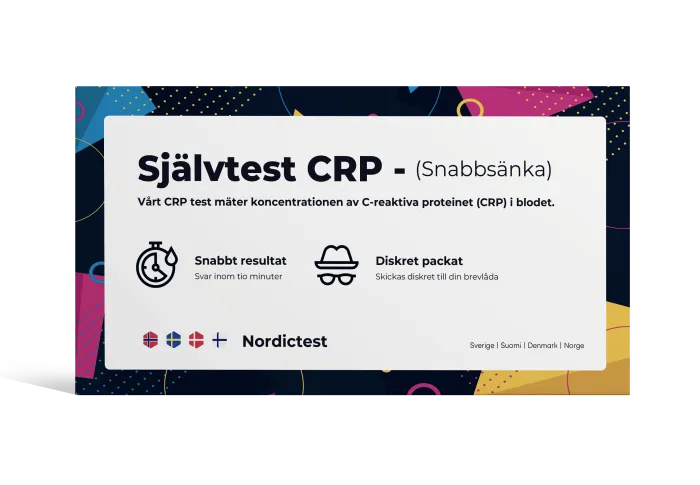 CRP-test (snabbsänka) - För hemmabruk produktbild