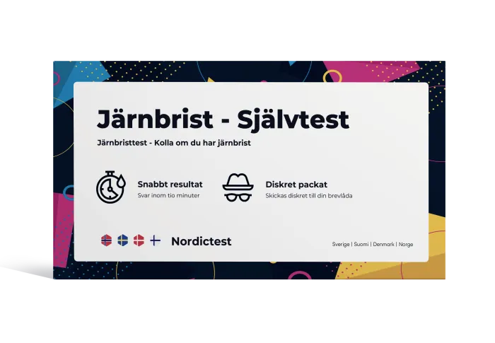 Järnbristtest produktbild