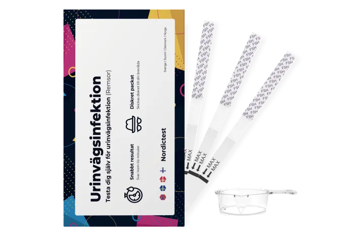 Urinvägsinfektion Snabbtest produktbild