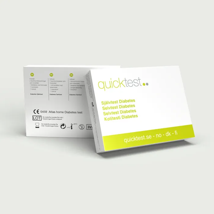 Diabetestest 2-pack produktbild