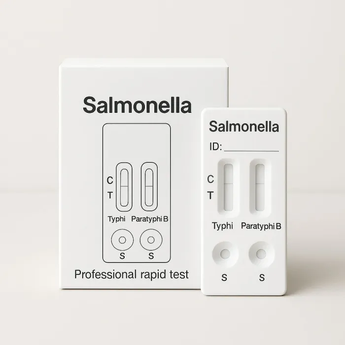 Salmonella Typhi & Paratyphi Antigen Kombinationstest 10-pack – Professionellt bruk produktbild