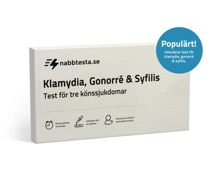 Klamydia, Gonorré & Syfilis - Snabbtest produktbild