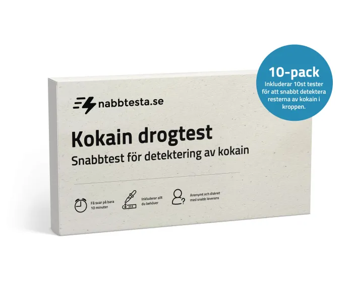 Kokain Drogtest - Snabbtest 10-pack produktbild